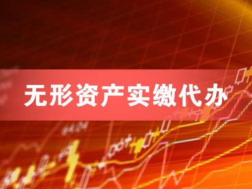 密山无形资产实缴资本代办